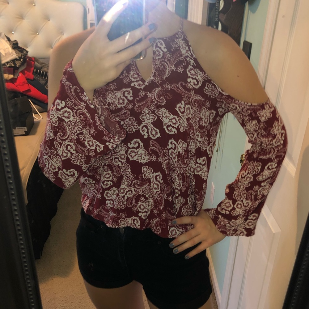 medium charlotte russe off the shoulder top